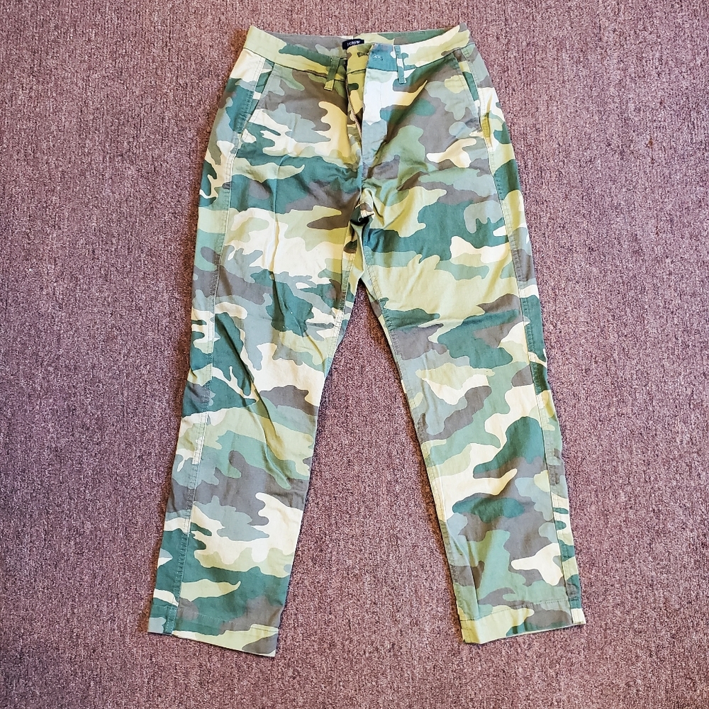 J Crew camo pants